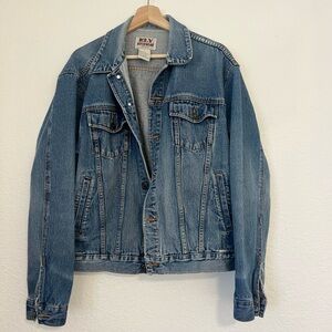 Vintage ELY Outerwear Denim Jacket (Men’s Size Medium) medium wash 100% cotton